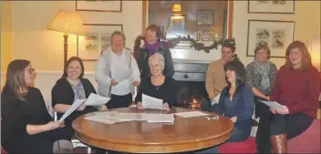  ??  ?? Above, Sìneag MacIntyre’s song class was enjoyed by everyone; below, Angus Nicolson’s pipe class gets under way.