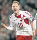  ??  ?? Denmark’s Christian Eriksen.