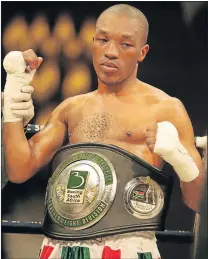  ?? Picture: GALLO IMAGES ?? ON A MISSION: Simphiwe Vetyeka faces one of his biggest challenges when he steps into the ring against Tshifhiwa Munyai