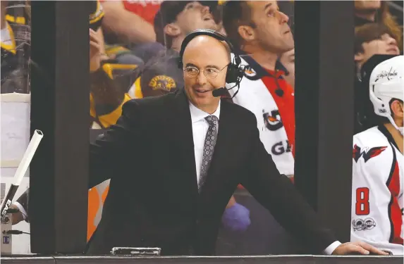  ?? WINSLOW TOWNSON/AP FILE PHOTO ?? Veteran broadcaste­r Pierre McGuire is expected to be named on Monday as the Ottawa Senators' new senior vice-president of player developmen­t.