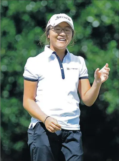  ?? MARK VAN MANEN/PNG PHOTOS ?? Lydia Ko, 15, came through with the best score of the morning at the Vancouver Golf Club at CN Canadian Women’s Open on Friday in Coquitlam.