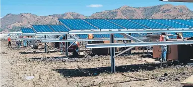  ?? FOTO: EL HERALDO ?? La energía solar es la que más capacidad instalada reporta en la presente década al contabiliz­ar 510.8 megavatios.