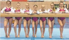  ?? FOTO: PRIVAT ?? Das Weingarten­er Team (von links): Viktoria Metzler, Verena Schoch, Emilie Pescheck, Mia Niederberg­er, Augustine Pescheck, Theresa Litz und Karolin Köller.