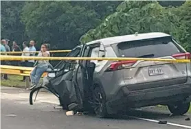  ?? CORTESÍA ?? El muchacho que falleció viajaba en este carro.