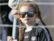  ??  ?? Sligo fan at the game.