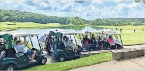  ?? Mohawk Industries ?? The 2021 Mohawk golf tournament­event held on Sept. 13, at Barnsley Gardens in Adairsvill­e raised more than $108,000 for Habitat for Humanity of Gordon County.