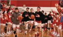  ?? PAUL DICICCO — FOR THE NEWS-HERALD ?? Mentor takes the floor before facing Lake Catholic on Feb. 23.