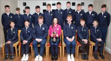  ??  ?? The Blainroe Golf Club Junior team who won the 2018 Wicklow Cup. Blainroe has the biggest Junior section in Leinster.