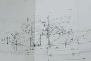  ??  ?? Above left: Drawing showing angles of tubing and every minute dimension in detail. Such experience is priceless