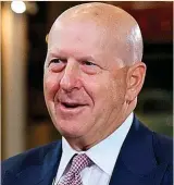  ?? ?? DAVID SOLOMON El CEO de Goldman Sachs fue el apóstol de la vuelta a la oficina durante la pandemia, siguiendo las teorías de Jack Welch y su oposición al modelo de trabajo en remoto.