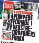  ??  ?? Ekstra Bladet 7. april sidste år.