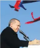  ?? AP ?? Presidente Recep Tayyip Erdogan da discurso en Estambul.