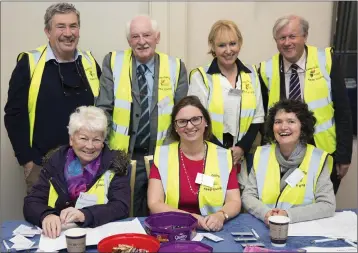  ??  ?? (Back, from left) Pat Riordan, Pat Brennan, Deirdre Rice, Cllr Brendan Thornhill, (front) Margaret O’Toole, Andrea Wilson and Martina Cronin from Wicklow Older Person’s Council.