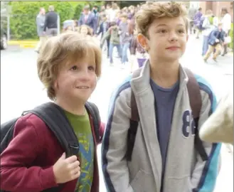  ?? The Canadian Press ?? In this image released by Lionsgate shows Jacob Tremblay, left, and Noah Jupe in a scene from “Wonder,” now playing in wide release.