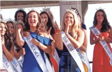  ?? WAYNE PARRY/AP ?? Contestant­s attend last year’s welcoming ceremony on Aug. 30 in Atlantic City, N.J.