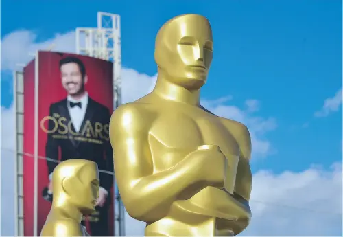  ?? FREDERIC J. BROWN / AFP / GETTY IMAGES ?? Although he admittedly has never won the office Oscar pool, Post film critic Chris Knight has some prediction­s on who will win at the 89th Academy Awards, which will be handed out in Hollywood on Sunday.