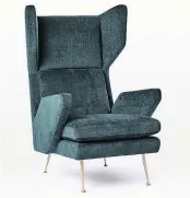  ?? — WEST ELM ?? West Elm’s Marcelle wing chair, is a modern take on the chair.