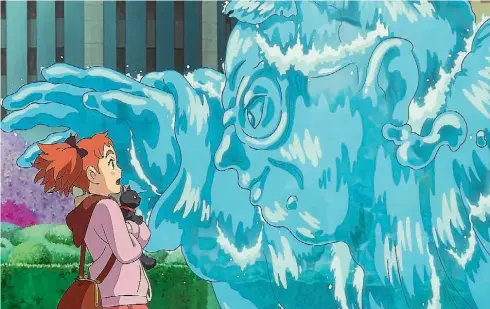  ??  ?? Mary and the Witch’s Flower reminds is like the best anime from Studio Ghibli.