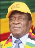  ??  ?? President Mnangagwa