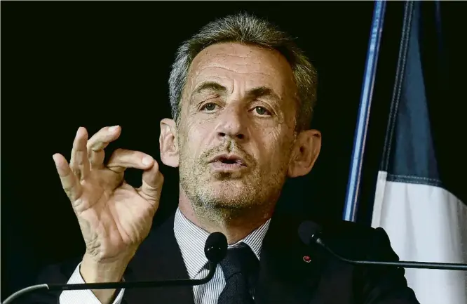  ?? FRANCOIS LO PRESTI / AFP ?? El que més sorprèn de la figura de Nicolas Sarkozy és que, malgrat l’historial judicial, continua sent una figura escoltada per la dreta francesa i europea