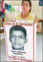  ?? ALFREDO ESTRELLA / AFP ?? Nicanora Garcia, mother of Saul Bruno.