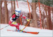  ?? COURTESY KEITH KOITZSCH ?? Owen J. Roberts senior Ellie Koitzsch qualified for the U-19Pa. Alpine Skiing Team this winter.