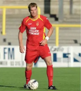  ?? FOTO SMB ?? Wesley Geuens in het shirt van Cappellen. Een beeld dat we volgend seizoen opnieuw te zien zullen krijgen.