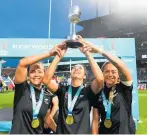  ?? Photo / World Rugby ?? The Black Ferns Sevens side won the World Cup and Commonweal­th Games titles and finished the year unbeaten in 39 matches.