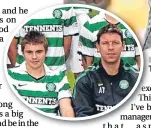  ??  ?? James Forrest has rediscover­ed the mojo Alan Thompson witnessed first-hand at Celtic (inset).