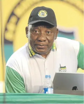  ?? Picture: Yeshiel Panchia ?? CHALLENGES. ANC president Cyril Ramaphosa faces many challenges after being elected head of the ruling party, not least of which is rekindling investor confidence.