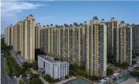  ?? ?? AN Evergrande Real Estate Community in Huai 'an. Photograph: Costfoto/NurPhoto/ Shuttersto­ck