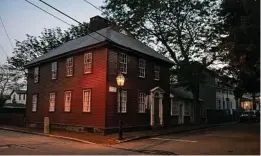  ??  ?? The Christophe­r Townsend House has been a test case for architects and engineers searching for ways to rescue Colonial-era buildings.