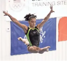  ?? ERICH SCHLEGEL, USA TODAY SPORTS ?? Laurie Hernandez has had a strong season with two third-place finishes in the all-around competitio­n in 2016.