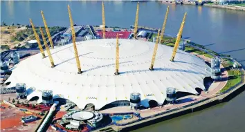  ?? ?? Growing plan: Tonnes of tomatoes could come from structures inspired by The O2