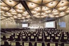  ?? Foto: Ina Fassbender ?? Für den Loveparade Prozess mit seinen über 100 Beteiligte­n zieht die Duisburger Strafkamme­r ins Düsseldorf­er Congress Center um.