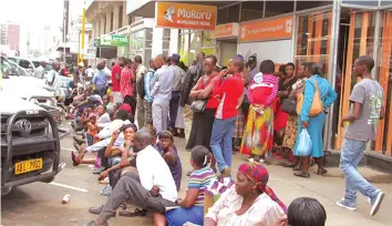  ??  ?? Cash shortages in the country have contribute­d towards the growth of mobile money