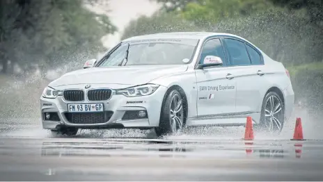  ??  ?? A skid pan teaches you how to control understeer and oversteer.