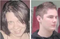  ??  ?? Tanya Bogdanovic­h and Michael MacGregor have been sentenced to life in prison with no chance of parole for 25 years for killing a woman they picked up at random.