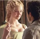  ??  ?? Elle Fanning plays Catherine the Great in the comedy-drama “The Great.”