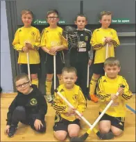  ??  ?? The winning P5 and under Inveraray side: Euan Donnan, Alexander McKinlay, Dillon Conn and Douglas Cameron. Front row: Kayden McKinlay, Bryce Griffin and Lewis McCulloch.