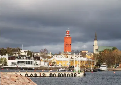  ?? FOTO: SARAH GRÖNSTRAND ?? Hangö på Finlands sydspets har inte ett enda bekräftat fall av covid-19.