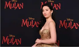  ?? Photograph: Frederic J Brown/AFP/Getty Images ?? US-Chinese actress Yifei Liu, who stars in Mulan