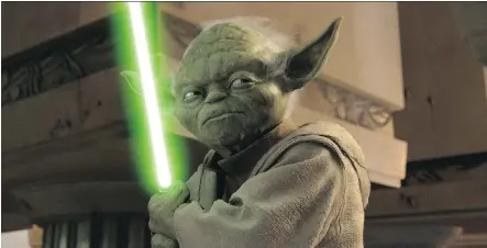  ?? PHOTOS: LUCASFILM ?? Jedi Master Yoda, who made his Star Wars debut in 1980’s The Empire Strikes Back, is cute as a button, but tough as nails.