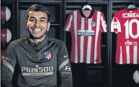  ?? FOTO: ATLETI ?? Ángel Correa apunta al once inicial para el derbi del domingo