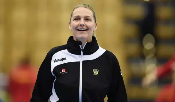  ?? Bild: BJÖRN LINDGREN ?? Nygamla förbundska­pten Helle Thomsen ska föra Sverige till OS.
