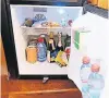  ??  ?? Die Minibar befindet sich angeblich auf dem Rückzug.