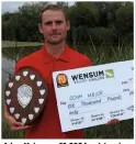  ??  ?? Adam Major won £6,000 for victory in the R &amp; J Pipework Masters at Decoy.