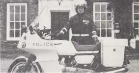  ??  ?? The motorcycle­s used by Sussex Police officers have changed over the years