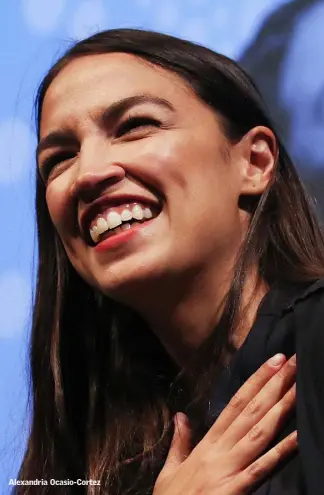  ??  ?? Alexandria Ocasio-Cortez