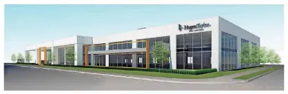  ?? [RENDERING BY FITZSIMMON­S ARCHITECTS] ?? The former Mercedes-Benz of Oklahoma City at NW 13 and Broadway will undergo extensive renovation­s in advance of it becoming the new Oklahoma City office for HoganTaylo­r.